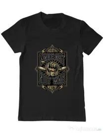 Tricou ADLER barbat Make Art Not War Negru