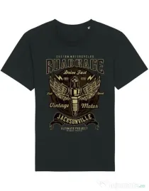 Tricou STANLEY STELLA barbat Road Rage Negru