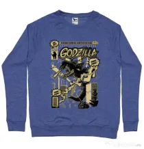 Bluza ADLER barbat Godzilla Albastru melanj