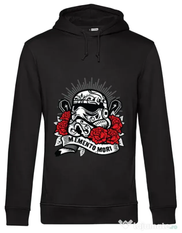 Hoodie barbat cu gluga Dead Trooper Negru