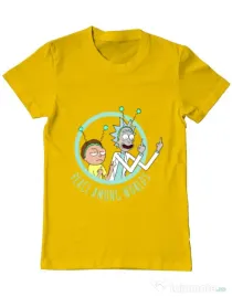Tricou ADLER barbat Peace among worlds Galben