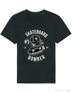 Tricou STANLEY STELLA barbat Skateboard Bomber Negru