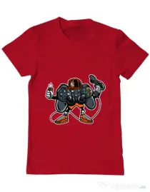 Tricou ADLER barbat Lets play Rosu
