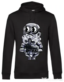 Hoodie barbat cu gluga Minion trooper Negru