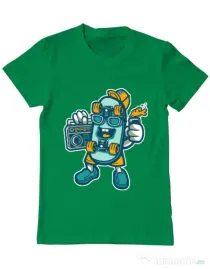 Tricou ADLER barbat Skate bastard Verde mediu