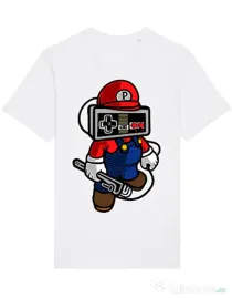 Tricou STANLEY STELLA barbat Player head Alb