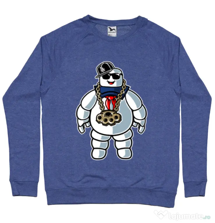 Bluza ADLER barbat Stay Dope Albastru melanj