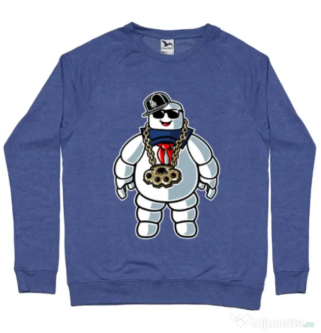 Bluza ADLER barbat Stay Dope Albastru melanj