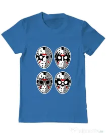 Tricou ADLER barbat Jason Rock Faces Albastru azuriu