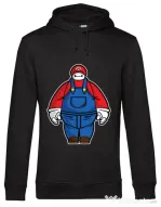 Hoodie barbat cu gluga Baymario Negru