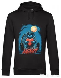 Hoodie barbat cu gluga Steal Heart Negru