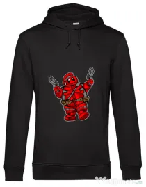 Hoodie barbat cu gluga Marshmallow Merc Negru