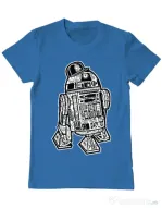 Tricou ADLER barbat Street R2D2 Albastru azuriu