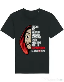 Tricou STANLEY STELLA barbat The team Negru