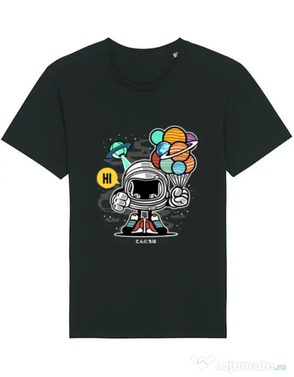 Tricou STANLEY STELLA barbat Gift From Outer Space Negru