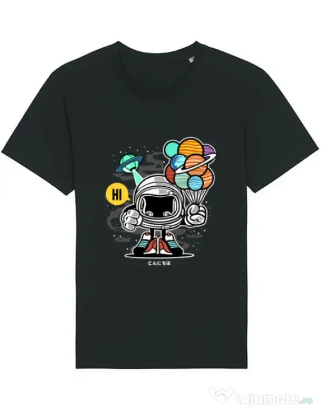 Tricou STANLEY STELLA barbat Gift From Outer Space Negru