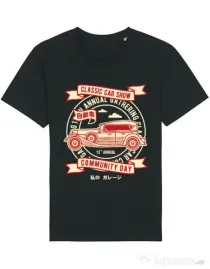 Tricou STANLEY STELLA barbat Classic Car Show Negru