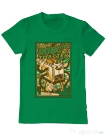 Tricou ADLER barbat Robot Toaster Verde mediu