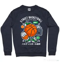 Bluza ADLER barbat Street Basketball Denim inchis