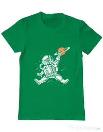 Tricou ADLER barbat Space Jump Verde mediu