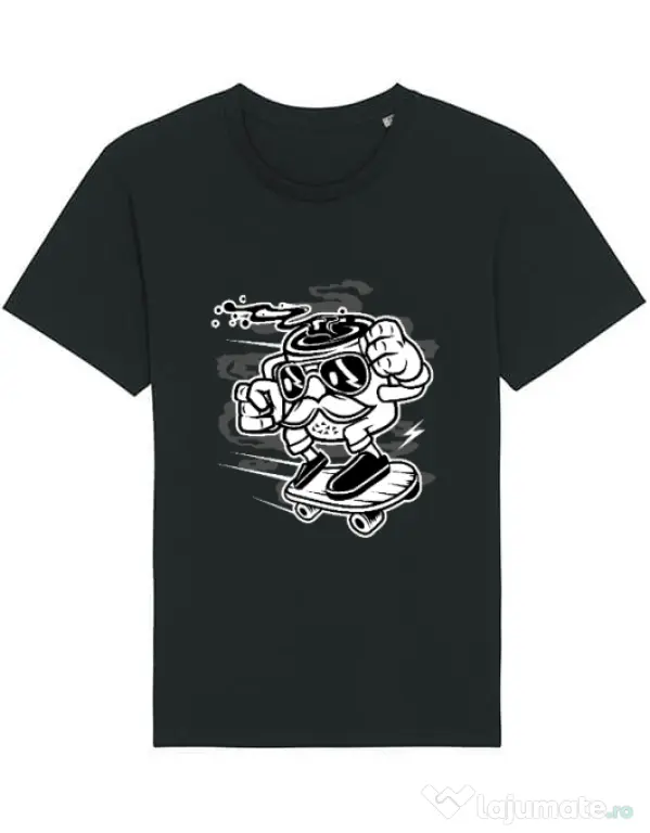 Tricou STANLEY STELLA barbat Mr Coffee Negru