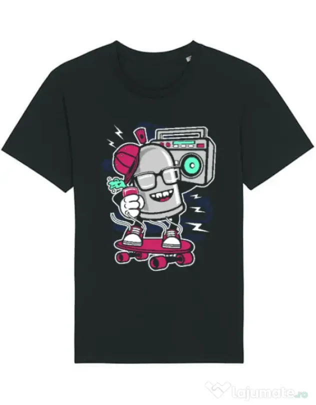 Tricou STANLEY STELLA barbat Street Bomber Negru