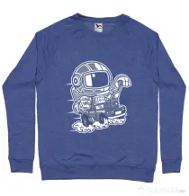 Bluza ADLER barbat Space Racer Albastru melanj
