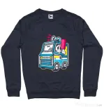 Bluza ADLER barbat Ice Cream Truck Denim inchis