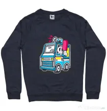 Bluza ADLER barbat Ice Cream Truck Denim inchis