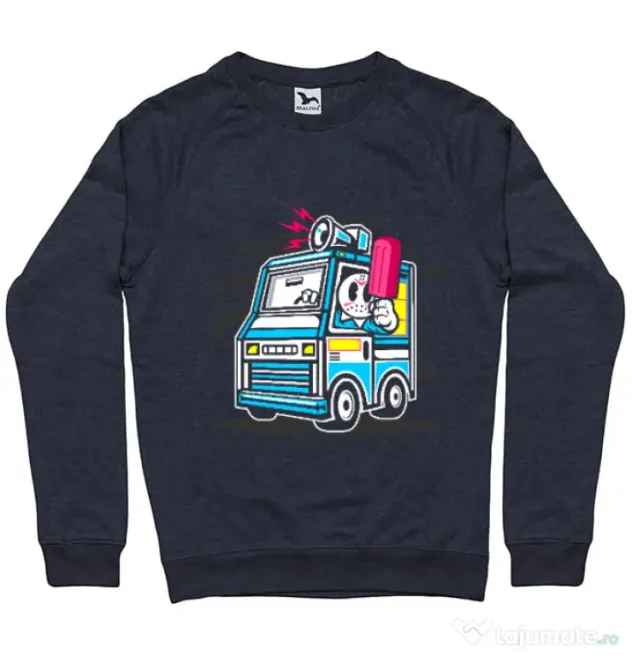Bluza ADLER barbat Ice Cream Truck Denim inchis