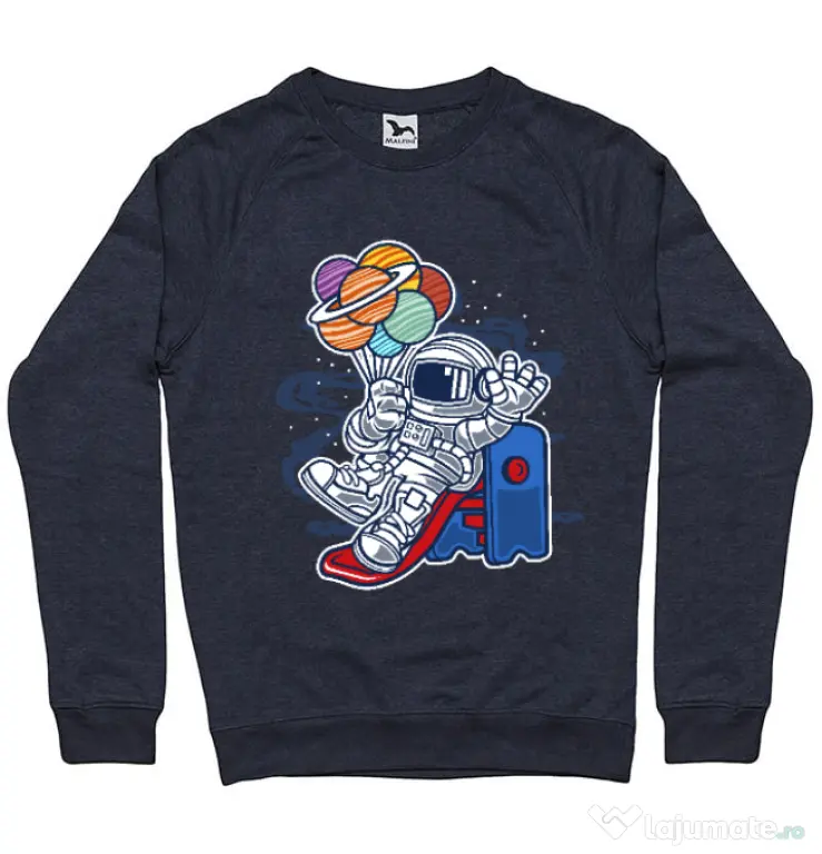 Bluza ADLER barbat Space Slider Denim inchis