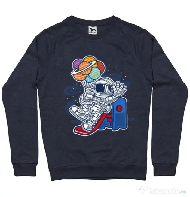 Bluza ADLER barbat Space Slider Denim inchis