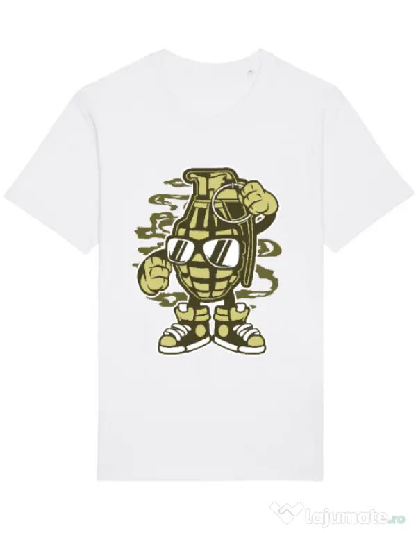 Tricou STANLEY STELLA barbat Grenade Alb