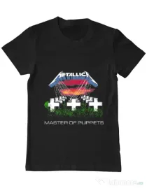 Tricou ADLER barbat Master of puppets Negru