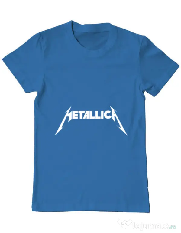 Tricou ADLER barbat Metallica Albastru azuriu