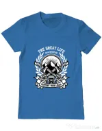 Tricou ADLER barbat Axe Albastru azuriu