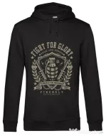 Hoodie barbat cu gluga Fight for glory Negru