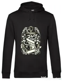 Hoodie barbat cu gluga Heart and Anchor Negru