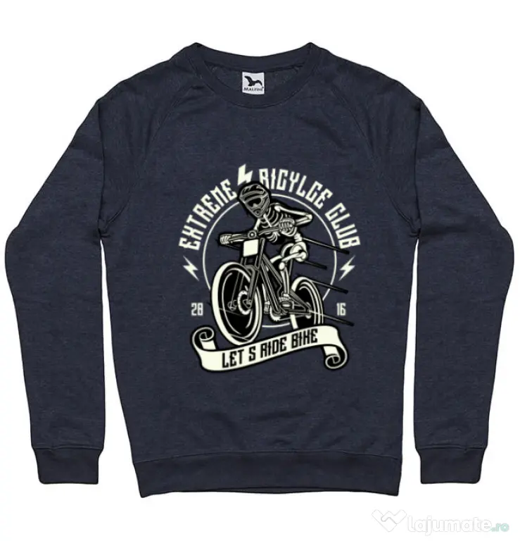 Bluza ADLER barbat Lets Ride Bike Denim inchis