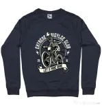Bluza ADLER barbat Lets Ride Bike Denim inchis