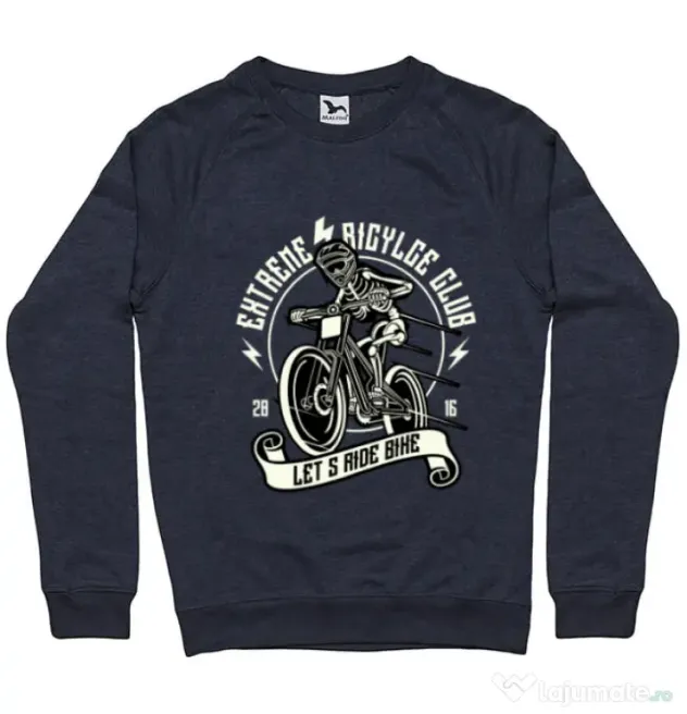 Bluza ADLER barbat Lets Ride Bike Denim inchis