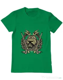 Tricou ADLER barbat Destiny Fulfilled Verde mediu