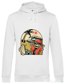 Hoodie barbat cu gluga Have a Break Alb