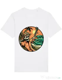 Tricou STANLEY STELLA barbat Have a Nice Day Alb