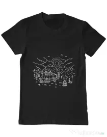 Tricou ADLER barbat Wander Negru