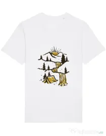 Tricou STANLEY STELLA barbat Hidden Paradise Alb