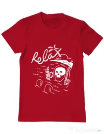 Tricou ADLER barbat Relax Rosu