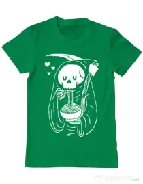 Tricou ADLER barbat Ramen Reaper Verde mediu