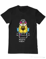 Tricou ADLER barbat Breaking Minion Negru