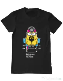 Tricou ADLER barbat Breaking Minion Negru